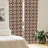 Geometric Semi-Sheer Rod Pocket Sliding Panel-45086223