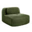 Fauteuil Olive Corduroy 1 - Avec coussins, aucun assemblage requis, design ergonomique incurvé, mousse haute résilience 32D, assise élargie, profondeur 92,3 cm, hauteur d'angle 74,6 cm, mousse à rebond rapide, livré