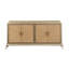 Armoire console en chêne naturel Dodie