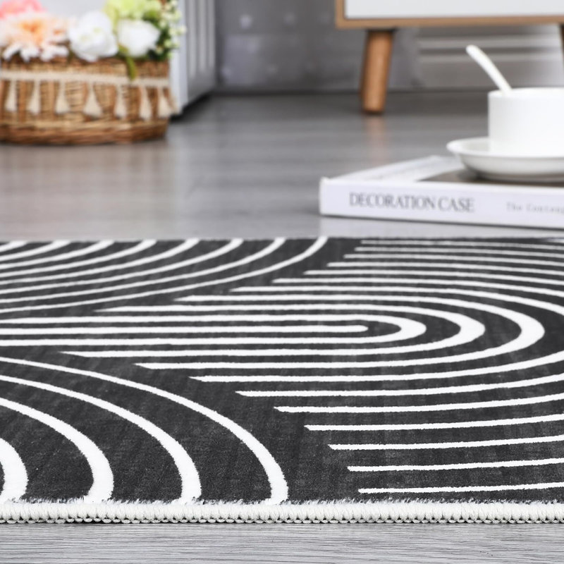 8X10 Area Rugs For Living Room Modern Washable Rug