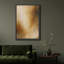 Art mural encadré, impression abstraite beige sur fond brun pour la décoration de salon-118150147-120328096-118150145
