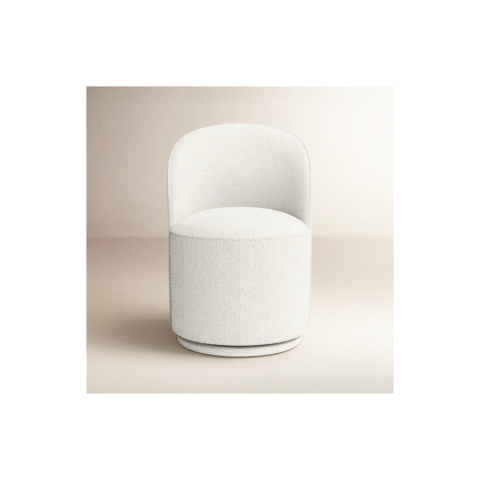 Sharlene Swivel Side Chair, Merino Pearl