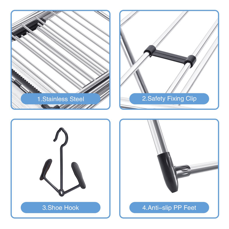 Foldable Gullwing Drying Rack