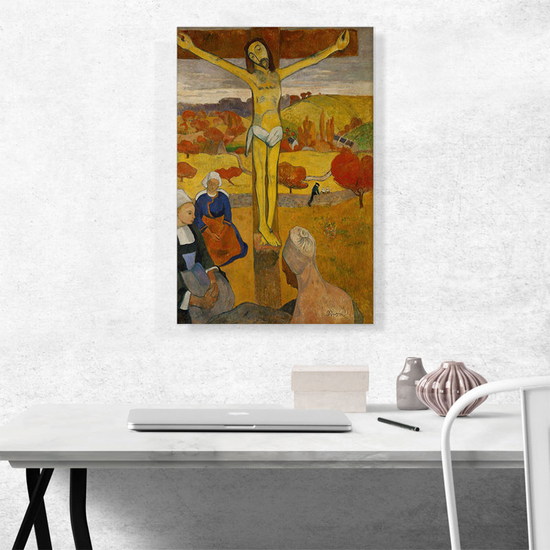 Jaune jaune - 1889 - impression, H 26 po x l 18 po x 1,5 po