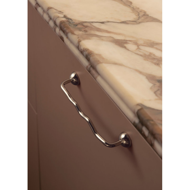 Poignées d'armoire Titanium Silver, 5"
