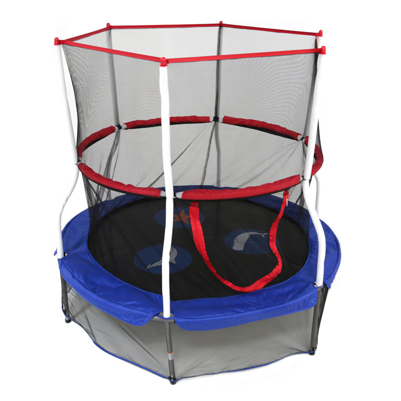 Seaside Adventure 60" Round Trampoline with Handlebar