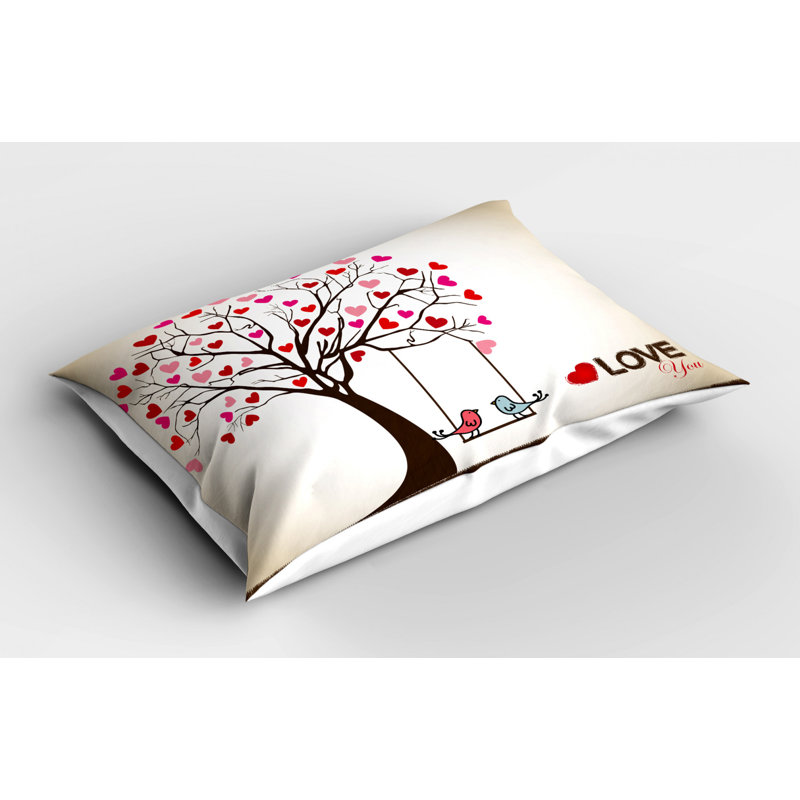 Love Polyester Sham Set, Queen