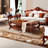 European-style double solid wood coffee table Coffee Table