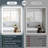 Frameless Round LED Bathroom Mirror, Front and Back Light, Anti-fog, Tempered Glass, 3 Colors, Dimmer, Plug-in / Hardwired, Horizontal / Vertical-1820369057