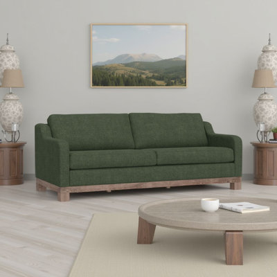 Sama Sofa, 2 Pillows, 91 Inch, Bench Style Seat, Polyester