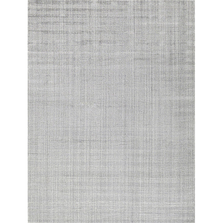 Robin Striped Area Rug in Light Silver/Gray