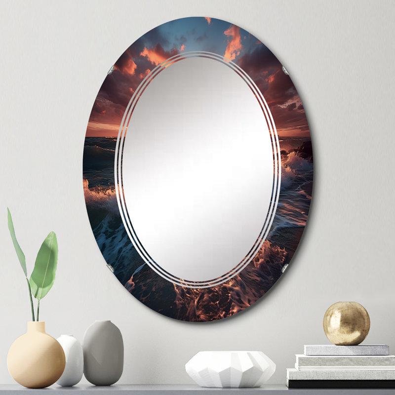Miroir mural Wonardo - Paysages, 30 po x 20 po