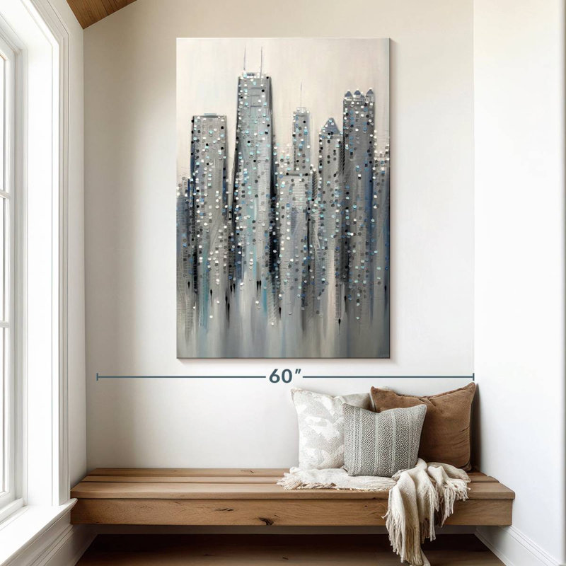 Avery Chicago City Buildings, 51" H x 34" W
