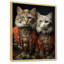 «Graces Cat In Retro Indian Attire I», reproduction sur toile-250769659-250769637