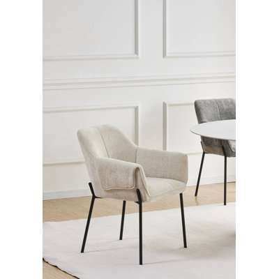 Milan Chenille Effect Dining Chair