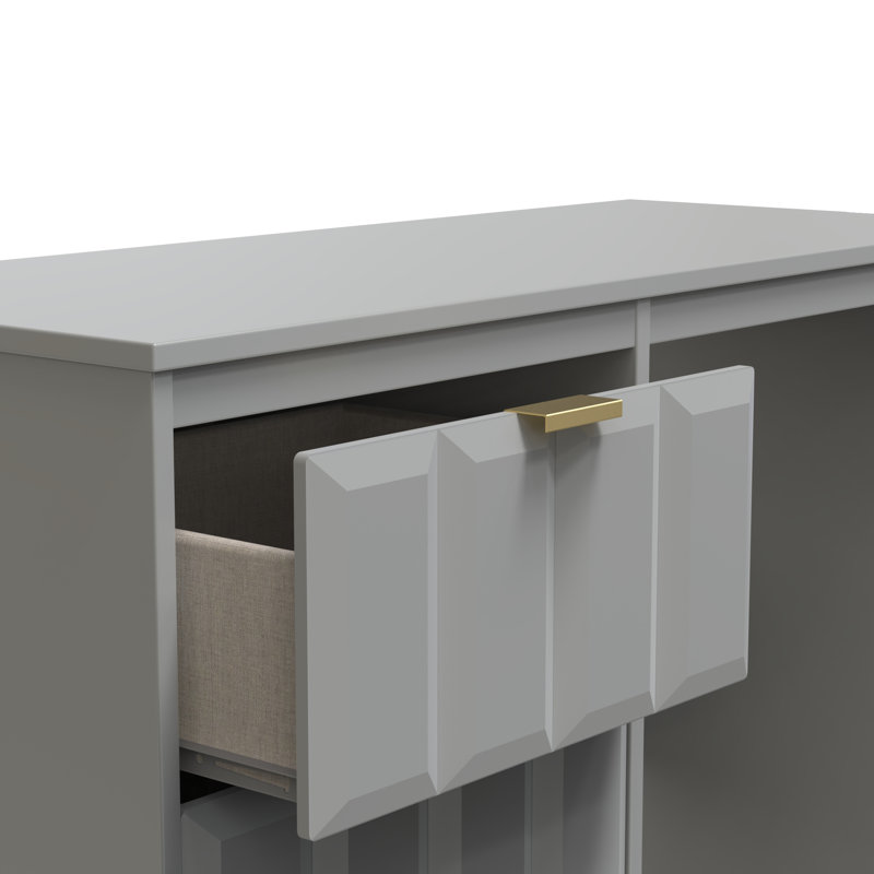 Besian 3 Drawer Vanity (Ready Assembled), Dusk Grey