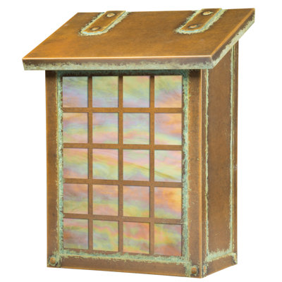 Carlo Brass Wall Mounted Mailbox