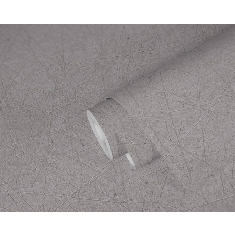 Rouleau de papier peint L 33 pi x l 21 po Waynesburg, Gris / argent