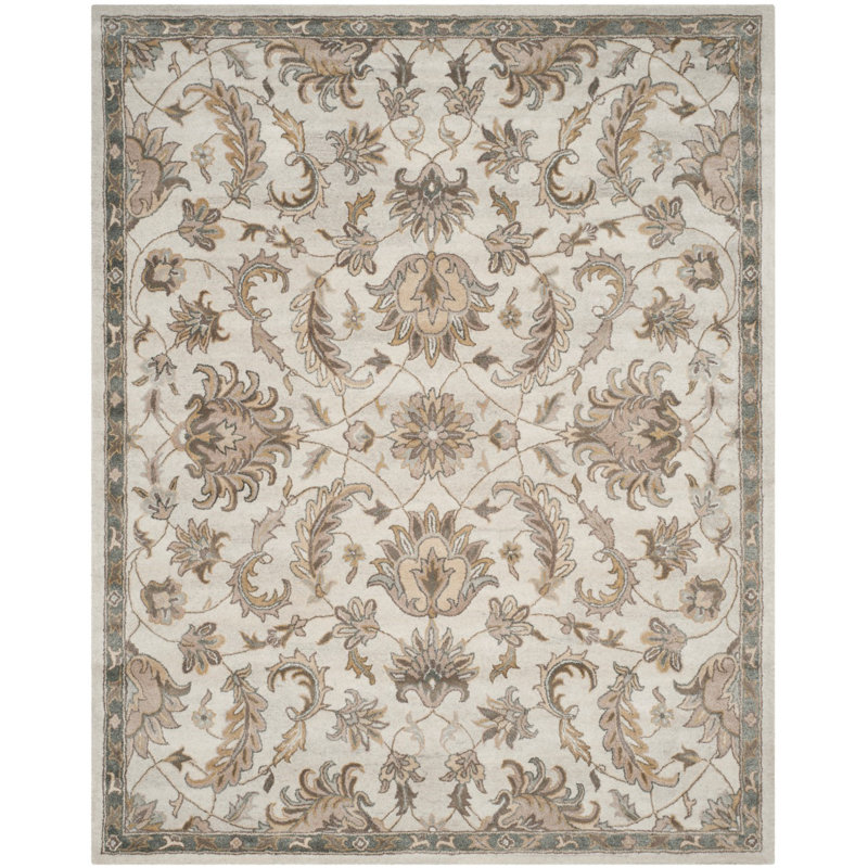 Tapis oriental en viscose touffeté à la main Davila, null