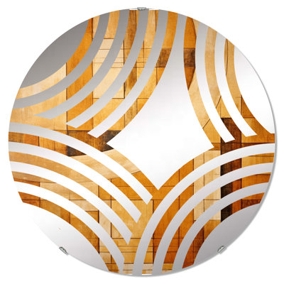Goldean Circle Mirror
