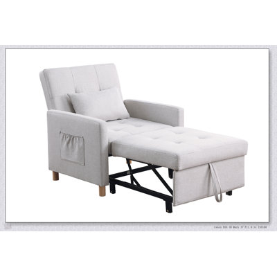 Canapé-lit convertible, réglable avec coussin, multifonctionnel pour le salon, le dortoir, un appartement, une chambre ou un bureau