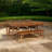 Marwo Rectangular Teak Solid Wood Extendable Outdoor Dining Table , 75 " W 32 " D