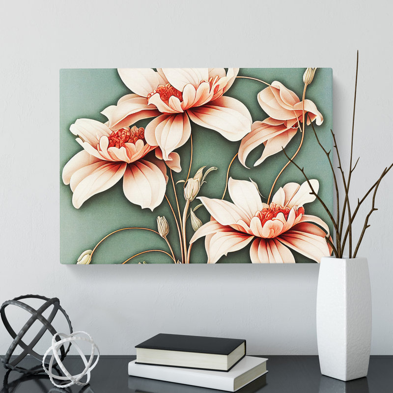 Floral Nouveau Vol.1 - Wrapped Canvas