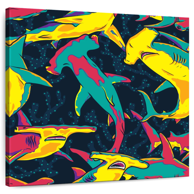 Requins marteaux colorés Brampt