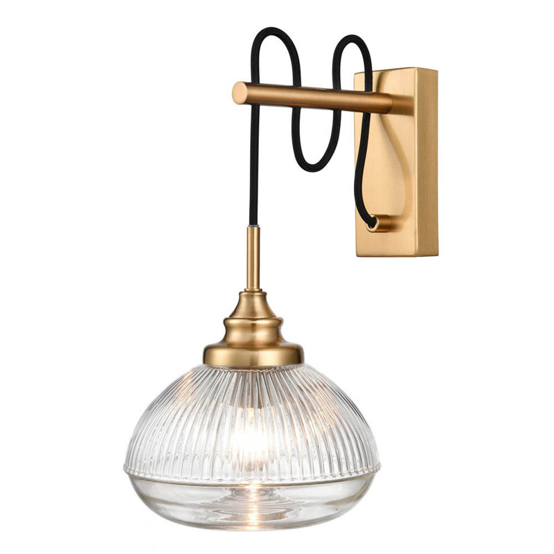 Cleveland Armed Sconce, Brass