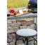Tabouret de bar réglable avec coussin en tissu Sunbrella