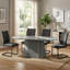 Decie Oval Stone Top Dining Table