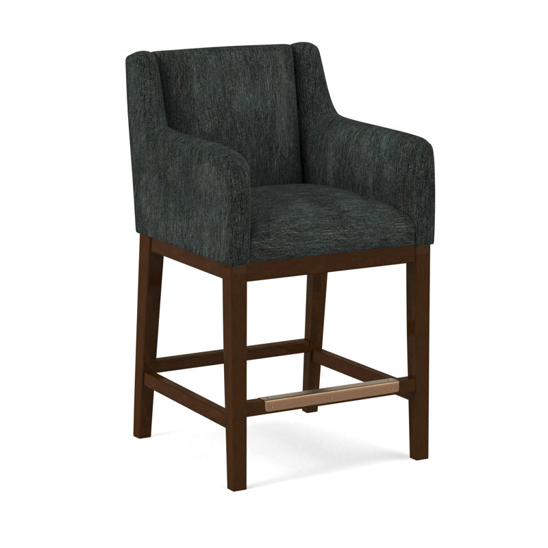 Upholstered Stool, 61597-78, Pecan