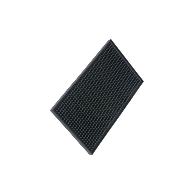 Petit tapis de bar noir pour bar 6 po x 12 po
