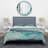 Vintage Beige Minimalism Floral Blossums Coastal Duvet Cover-94672626