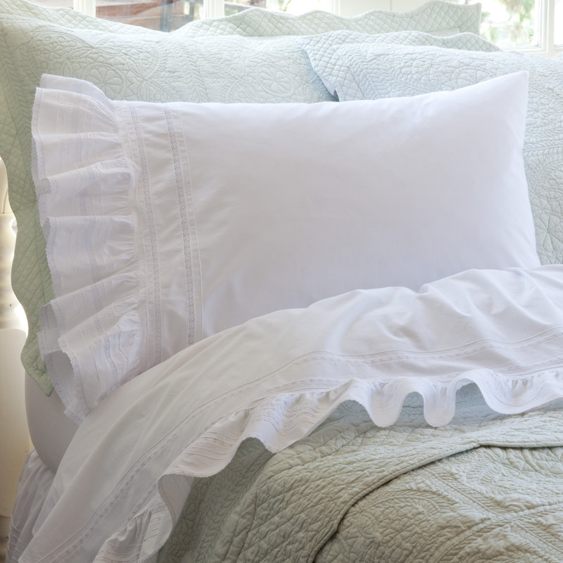 Elisa 100% Cotton Sheet Set, California King Sheet Set + 2 Pillowcases