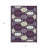 3' X 5' Eggplant And Ivory Trellis Washable Indoor Outdoor Area Rug