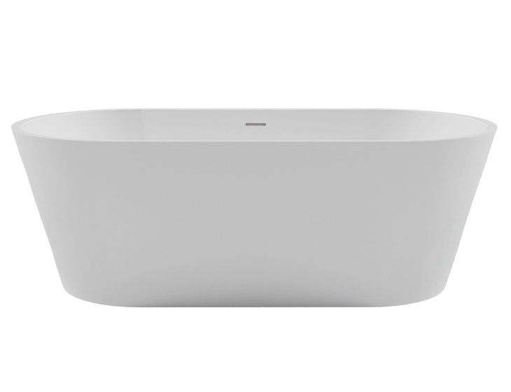 Boutique Evalina Air Bath Tub, Gloss White