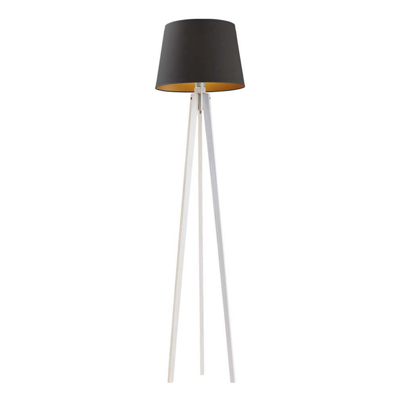 Albro 158cm Tripod Floor Lamp, White, Black