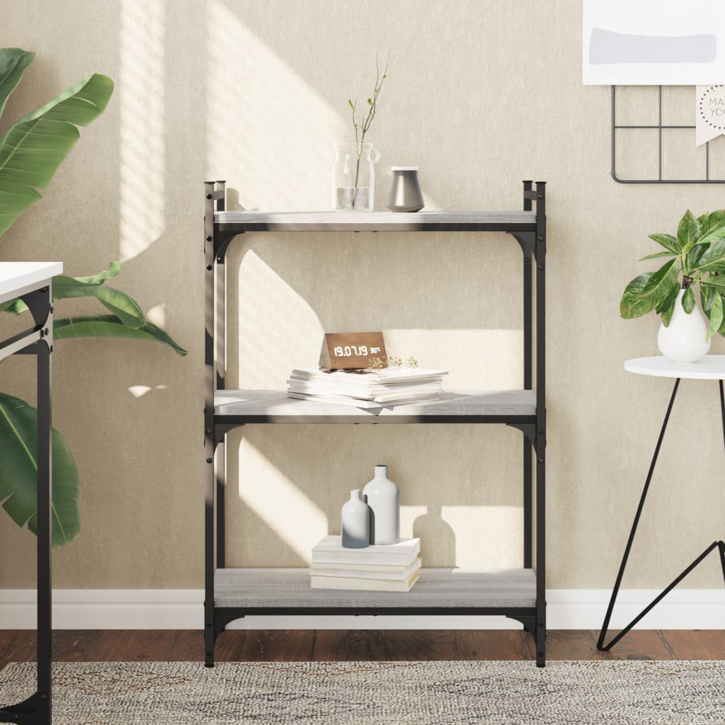 Aaleigha 86cm H x 30cm W Metal Standard Bookcase