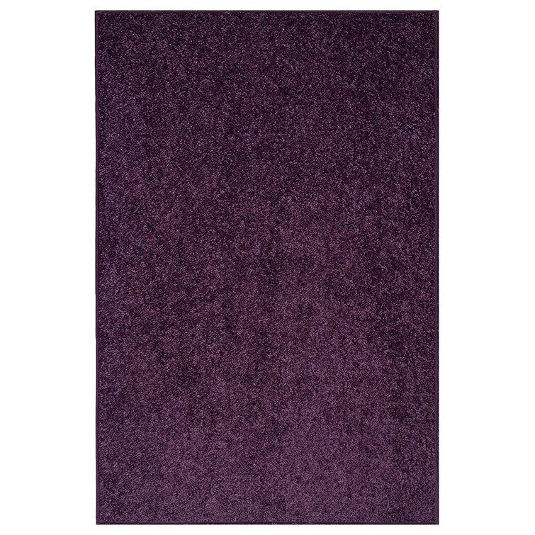 Ambiant Pet Friendly Solid Color Area Rugs Petrol Blue - 2' x 10