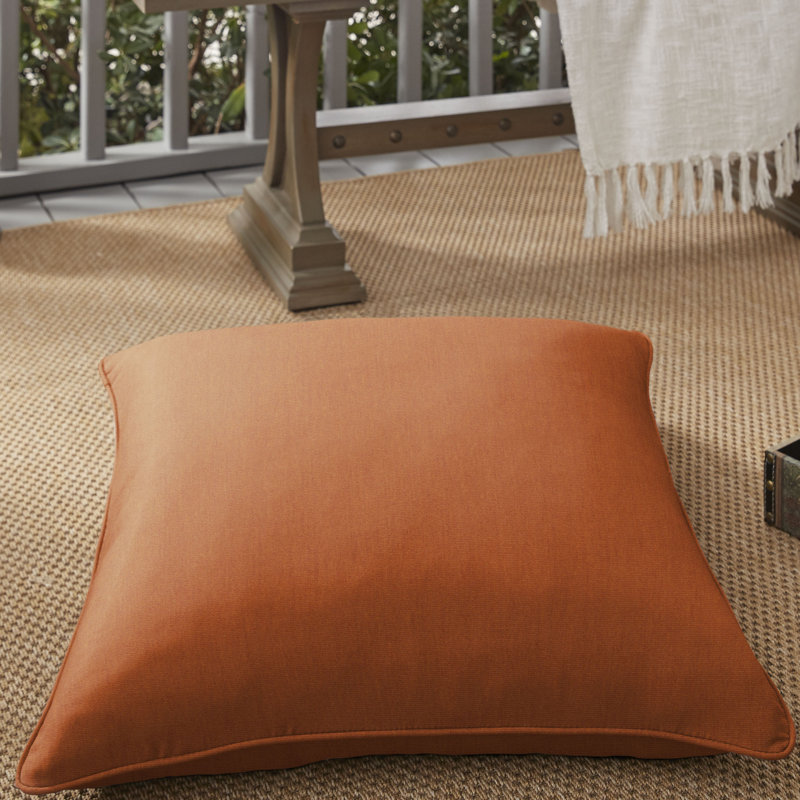 Outdoor Throw Pillow, Orange