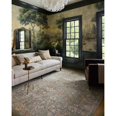 Chris Loves Julia x Loloi Palma Blue / Natural Area Rug