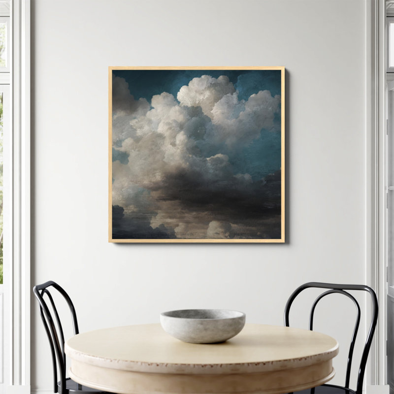«Sky View» par Dan Hobday, reproduction d'art, Papier avec cadre photo en érable, Non, H 36 po x l 36 po
