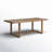 Aerilyn 82" Solid Wood Dining Table