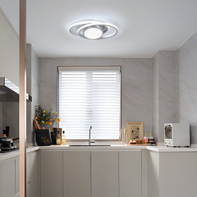 Modern Oval LED 39W Flush Mount Ceiling Light