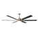 Brillion 72" 6-speed Reversible Ceiling Fan with Dimmable LED Lights and Remote Control