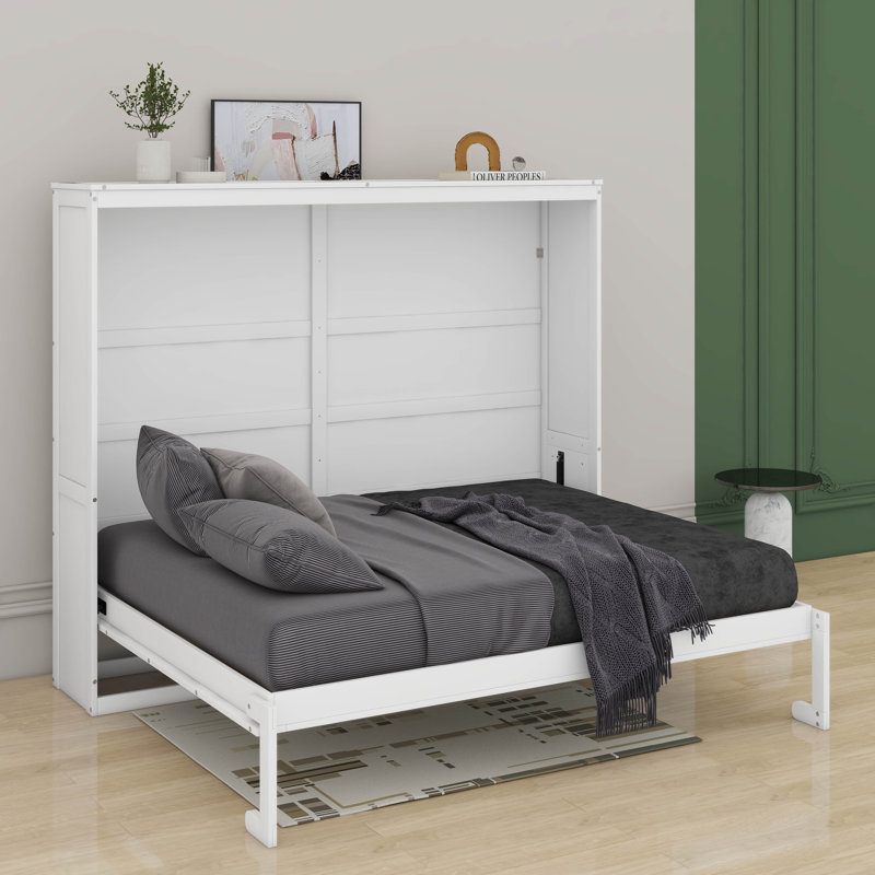 Grand lit escamotable mural, Grand lit, Blanc
