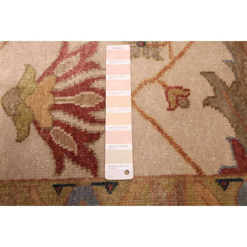 Tapis ivoire Jules Serapi 9 pi 11 po x 13 pi 8 po