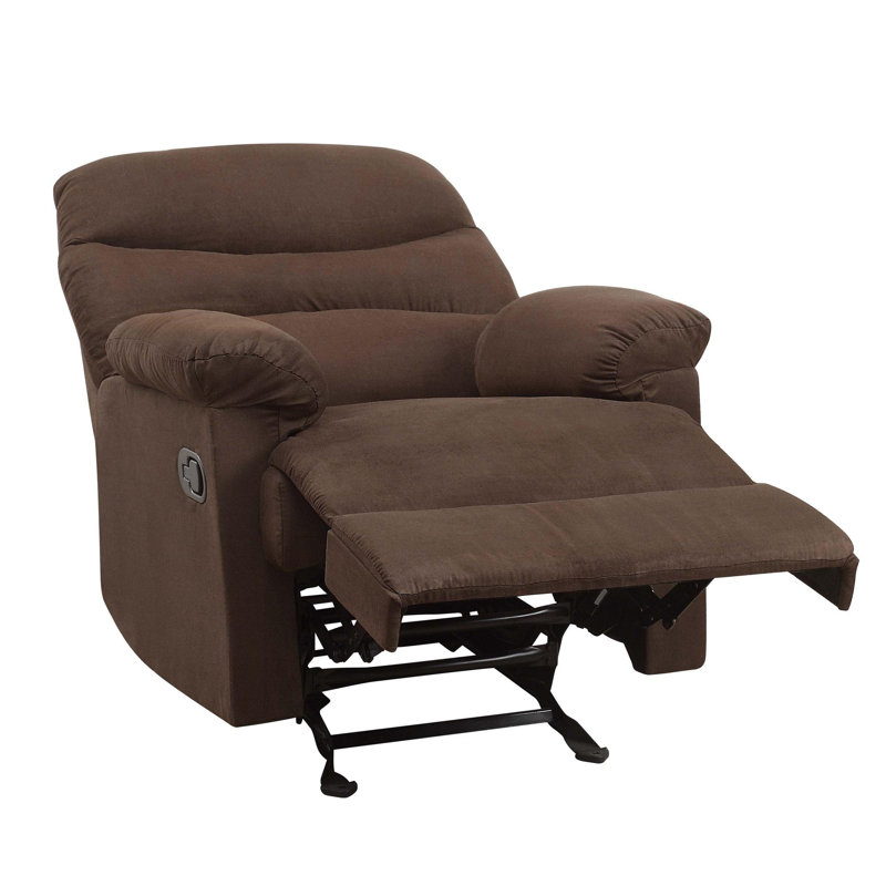 Fauteuil inclinable en microfibre, Chocolat