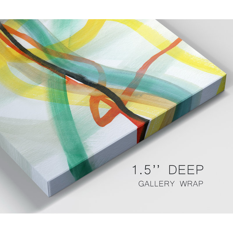 Window Drama II-impression d’art graphique sur toile tendue, H 20 po x l 16 po x P 1 po